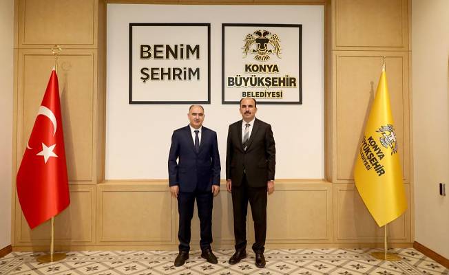 Konya protokolünden Başkan Altay’a tebrik ziyareti