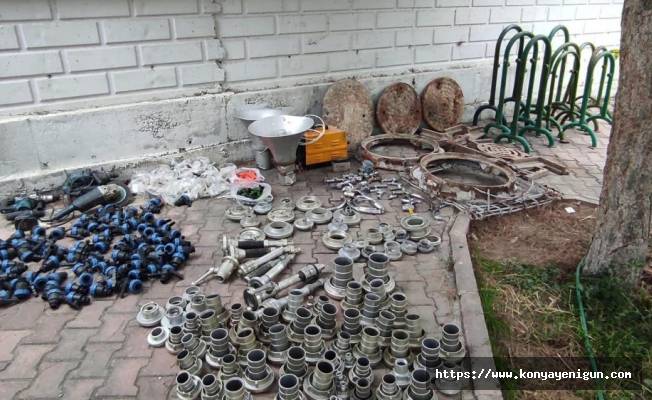 Konya'da hırsızlık malı satın alan hurdacılara polis denetimi