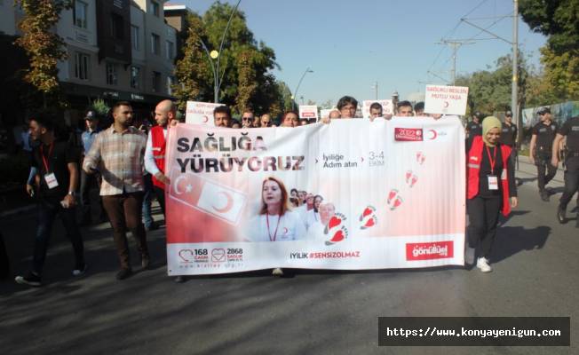 Konya’da "Sağlığa Yürüyoruz" etkinliği düzenlendi