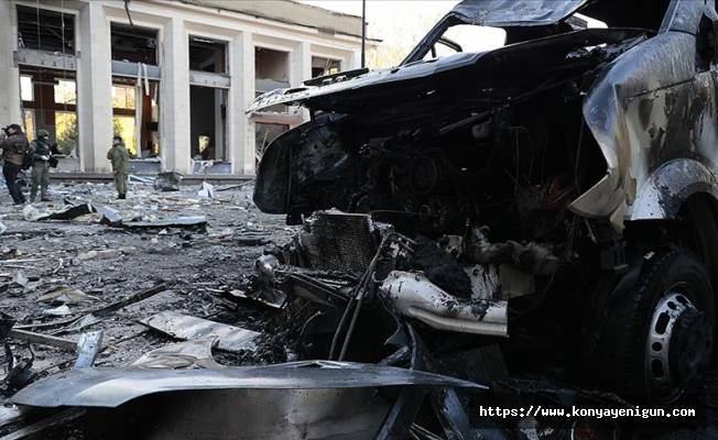 Rusya'nın ilhak ettiği Donetsk şehrinin Ukrayna güçlerince vurulduğu iddia edildi