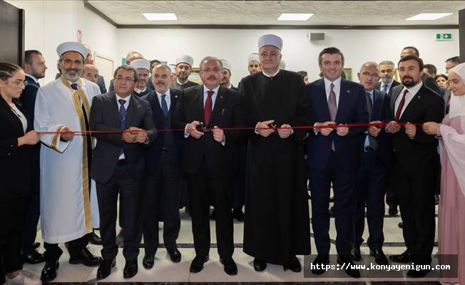 TBMM Başkanı Şentop, Zagreb İslam Merkezi'nde Hilye-i Şerif Sergisi'nin açılışını yaptı