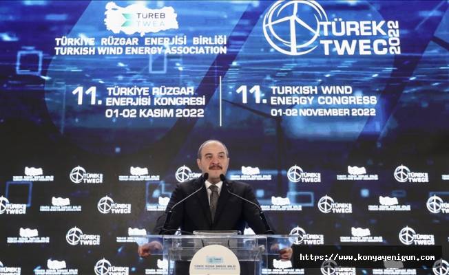 Bakan Varank: Türkiye'nin rüzgar türbini ve ekipman ihracatı 2022'de 2 milyar avro seviyesine çıkacak