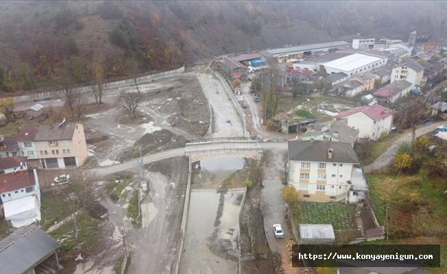 Bartın'da selde yıkılanların yerine yapılan 4 köprü ulaşıma açıldı