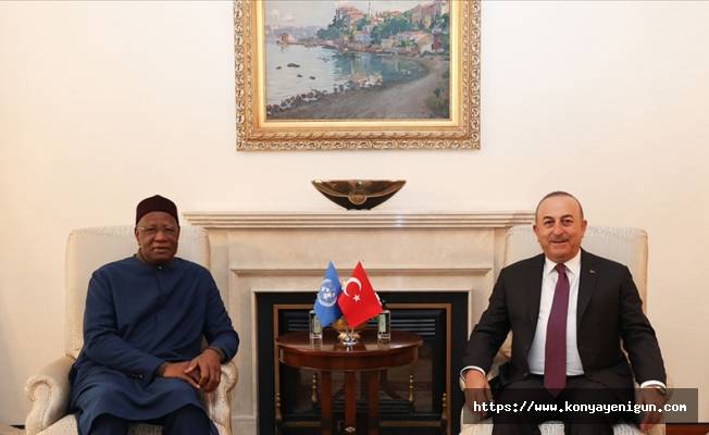 Dışişleri Bakanı Çavuşoğlu, BM Libya Özel Temsilcisi Bathily'i kabul etti