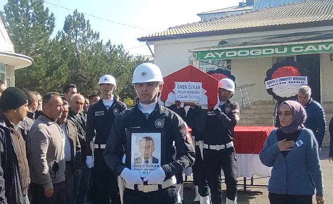 Kalp krizinden ölen polis  Seydişehir'de toprağa verildi