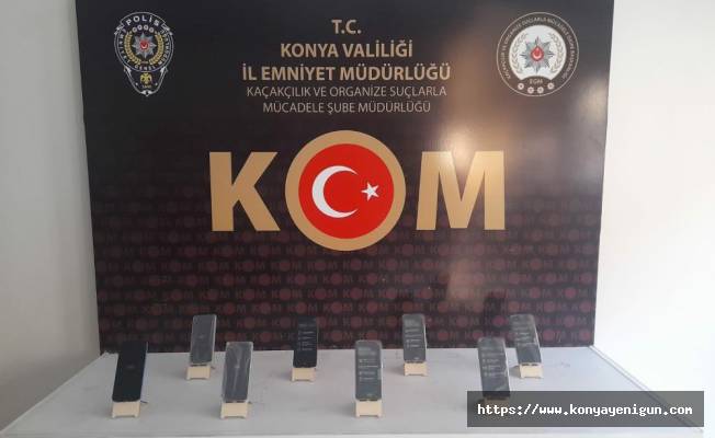 Konya'da kaçakçılık operasyonu: 2 gözaltı
