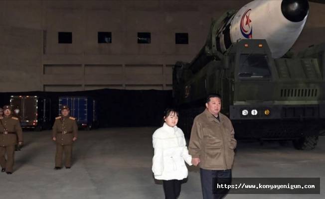Kuzey Kore lideri kızı ile görüntülendi