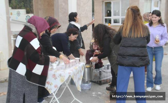 Beyşehir'de öğrencilere sıcak çorba ikramı