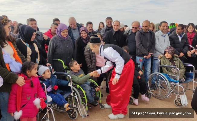 Kulu'da Engelliler Haftası'nda Tuz Gölü etkinliği düzenlendi