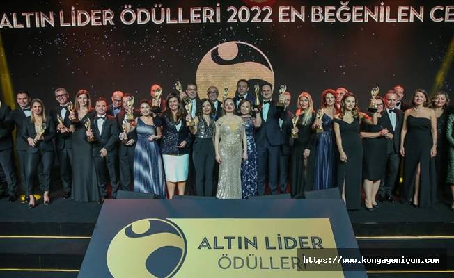 Türkiye’nin "En Beğenilen CEO Altın Liderleri" ödüllerine kavuştu