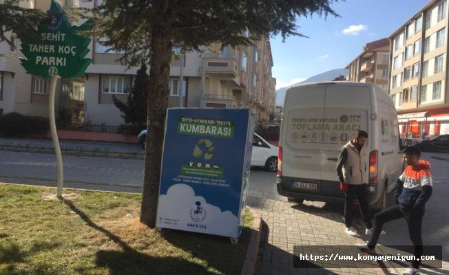 Akşehir Belediyesi kumbaralarla atıkları dönüştürüyor
