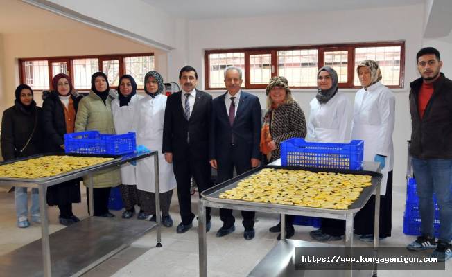 Akşehir’de meyve kurutma tesisi kuruldu