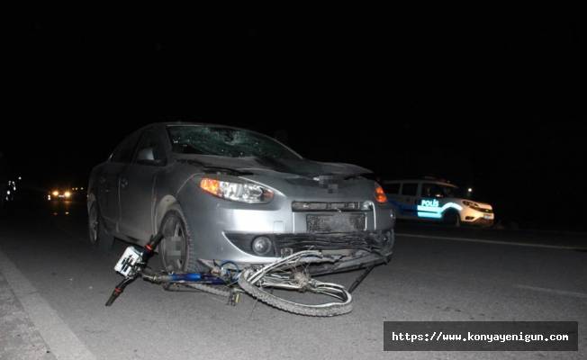 Bisikletli çocuğa otomobil çarptı: 1 ölü