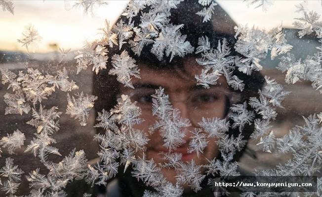 Doğu Anadolu'da soğukların etkisiyle buzlanma oluştu