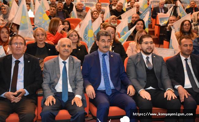 Fahrettin Yokuş, Aksaray il kongresine katıldı