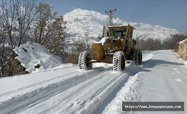 Hakkari'de kardan kapanan 43 yerleşim biriminin yolu açıldı