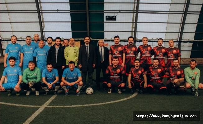 Konya Vergi Dairesi Dostluk Futbol turnuvası start aldı