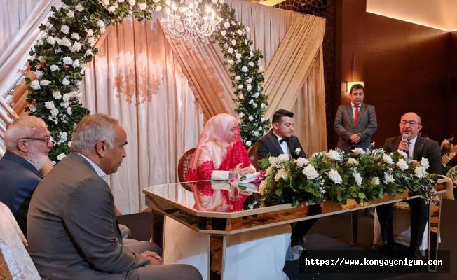 Meram’da 2022 yılında 3 bin 380 çiftin nikahı kıyıldı