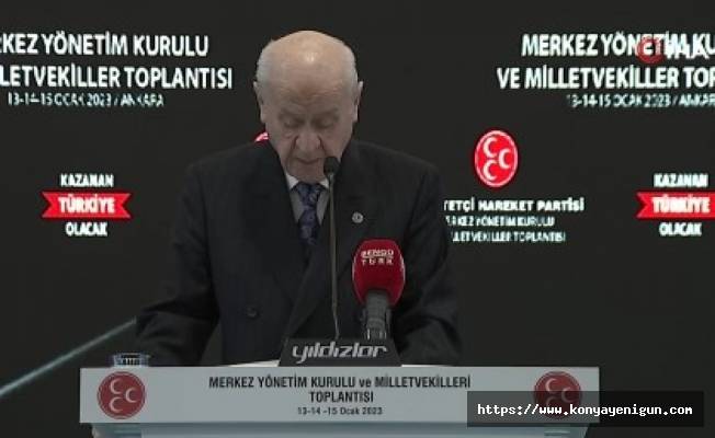 MHP lideri Bahçeli'den Altılı Masa'ya çağrı