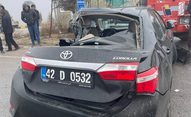 Tuzlukçu Belediye Başkanı kaza yaptı