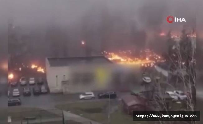 Ukrayna'da helikopter düştü