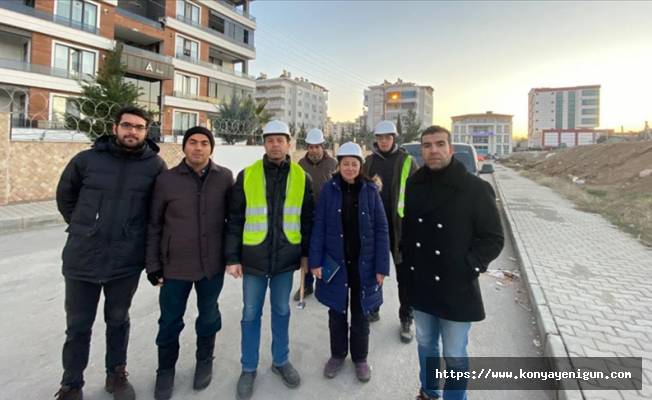 Akdeniz Üniversitesinden bilim insanları, deprem bölgesindeki enkazlarda çalışma yaptı