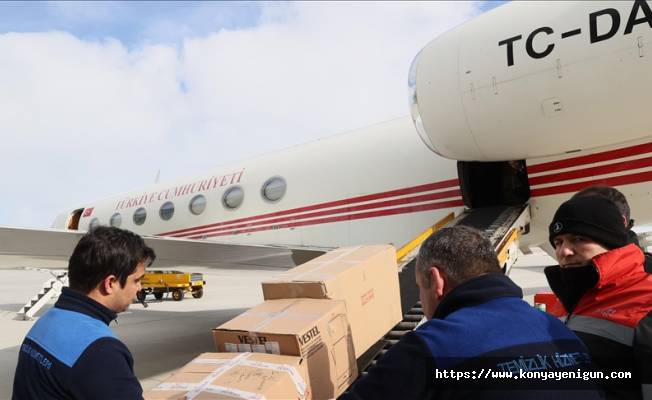 Cumhurbaşkanlığına ait 2 uçak arama kurtarma ve sağlık ekiplerine tahsis edildi