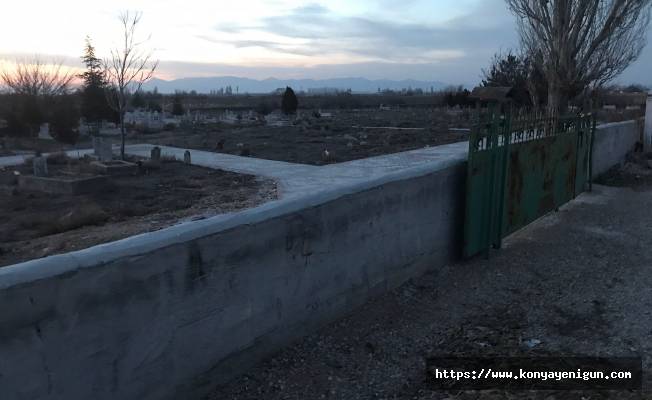 Konya'da toprağa gömülü kadın cesedi bulundu