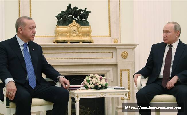 Rusya Devlet Başkanı Putin, Türkiye'deki deprem nedeniyle Cumhurbaşkanı Erdoğan'a taziye mesajı gönderdi