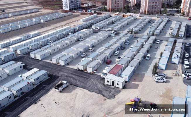 Adıyaman Gölbaşı'nda 1000 ailenin kalacağı konteyner kent oluşturuluyor