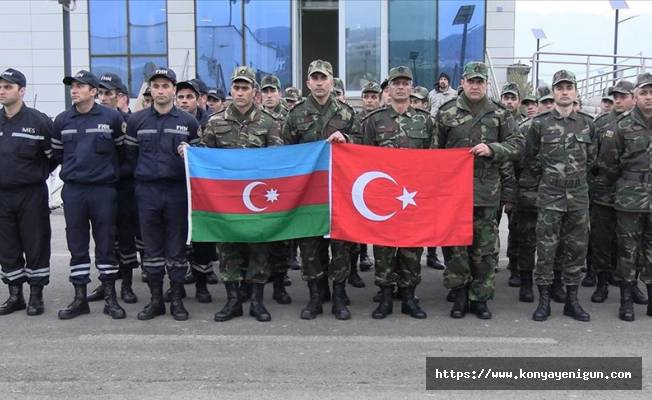 Azerbaycan arama kurtarma ekibinin son bölümü Kahramanmaraş'tan ayrıldı