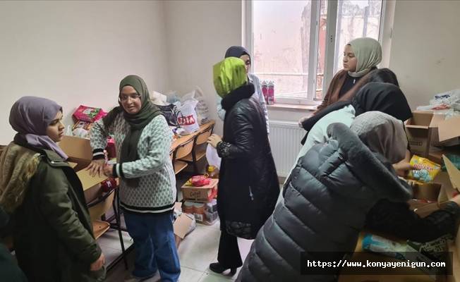 Kayseri'de bir lisede sadaka kumbarasındaki para depremzedelere bağışlandı