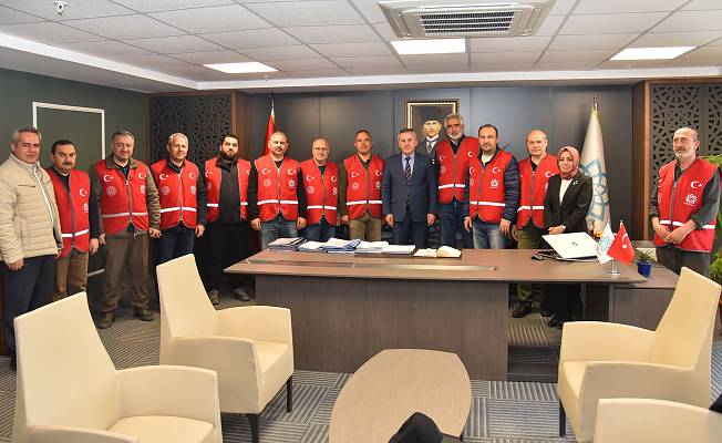 Konya’dan teknik ekip Gaziantep’e uğurlandı