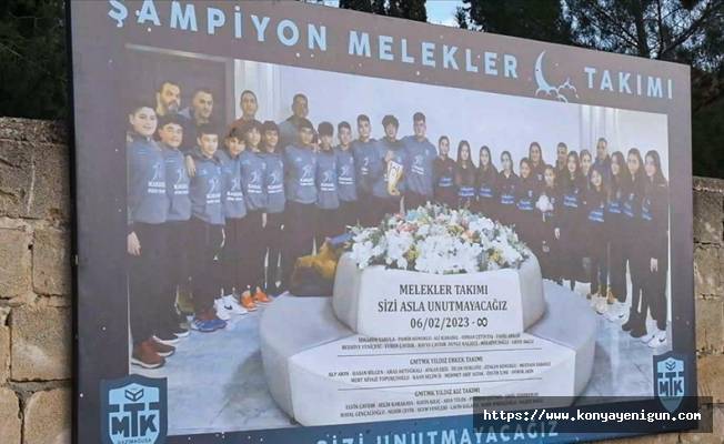 Türkiye'deki depremlerde yaşamını yitiren "Şampiyon Melekler" için ağıt