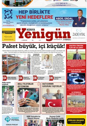 Konya Yenigün Gazetesi - 24.05.2022 Manşeti