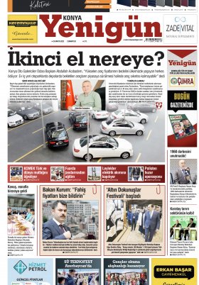Konya Yenigün Gazetesi - 28.05.2022 Manşeti