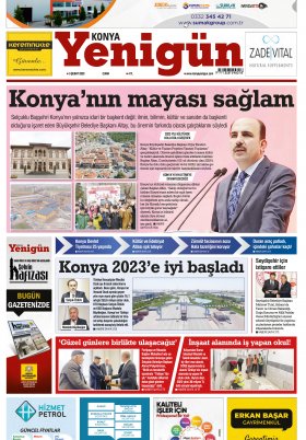 Konya Yenigün Gazetesi - 03.02.2023 Manşeti