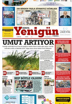 Konya Yenigün Gazetesi - 20.03.2023 Manşeti