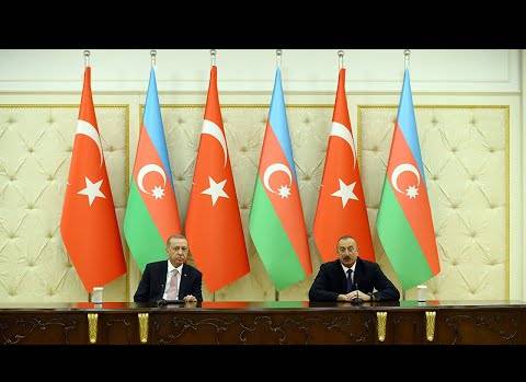 Cumhurbaşkanı Erdoğan Azerbaycan Cumhurbaşkanı İlham Aliyev ile basın toplantısında konuştu
