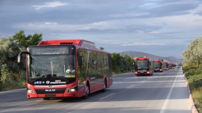Konya'da yeni elektrikli otobüsler yola çıkmak için hazır