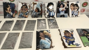 İstanbul Havalimanı'nda, Maradona tablolarına gizlenmiş kokain ele geçirildi